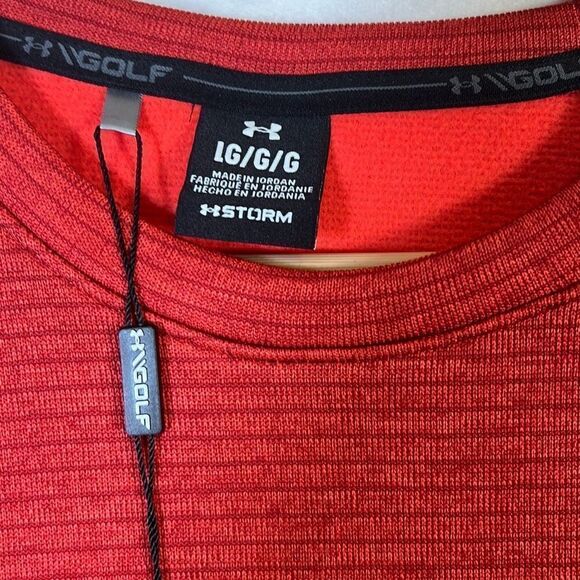 Under Armour Storm Sweater Fleece Crew Pullover 1373675 Golf-Mens Large -NWT - Picture 2 of 8